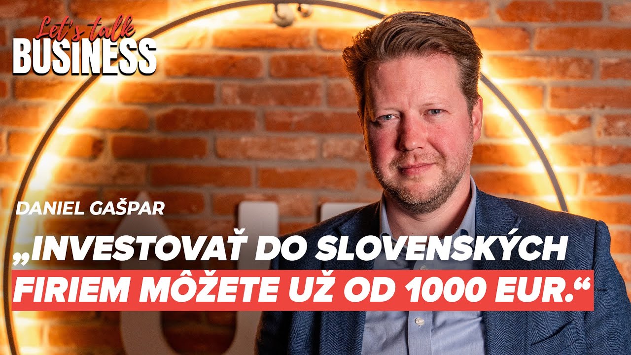 Gašpar: „Investovanie do bytov vám vynesie len 2 – 3 percentá. Skúste radšej slovenské firmy.“