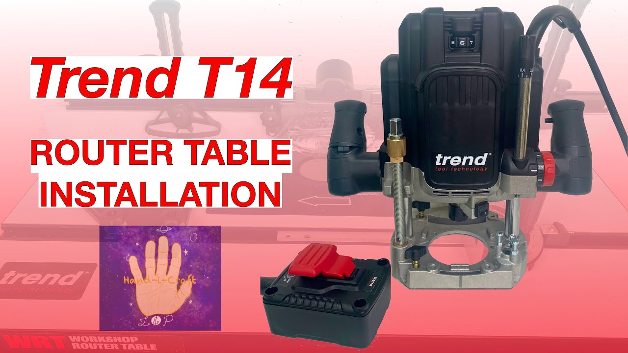 Installing the Trend T14 Router into the WRT Router Table