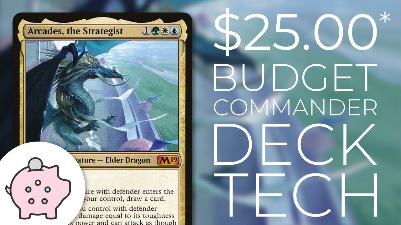 Arcades, the Strategist - EDH Budget Deck Tech $25 | Magic the Gathering | Commander