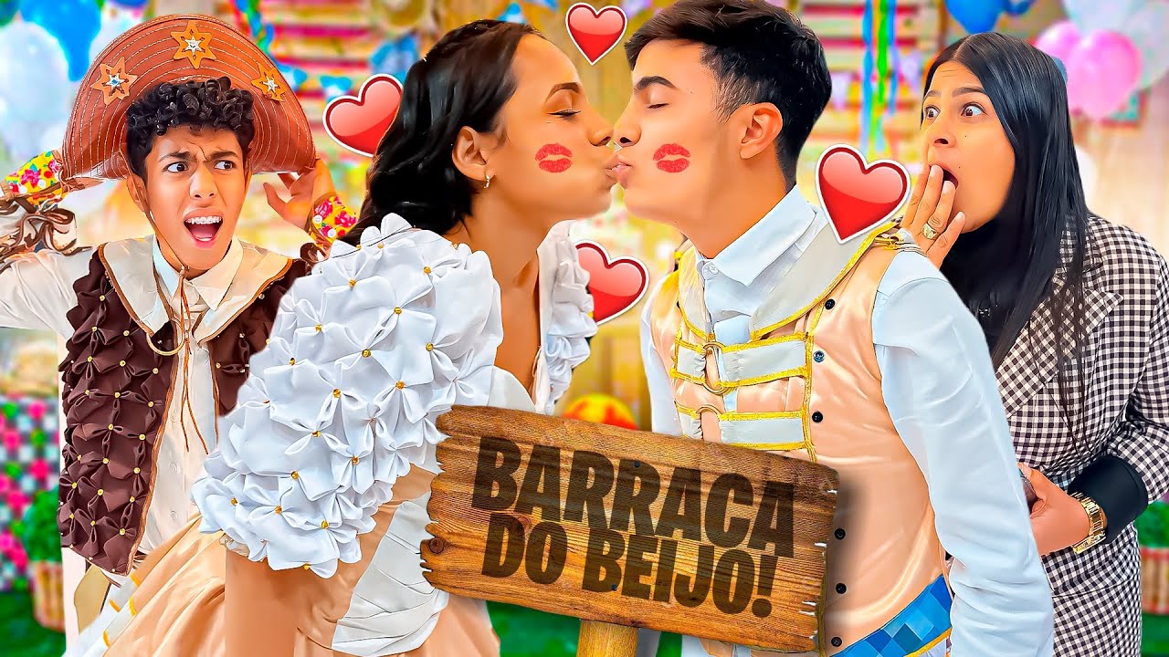 FIZ UMA BARRACA DO BEIJO NA FESTA! *olha o que aconteceu!!😬