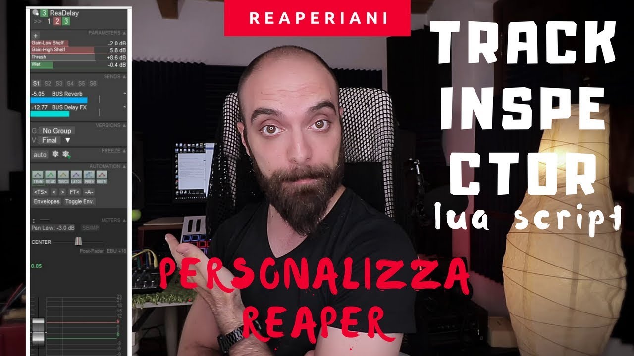 Trasforma Reaper in Cubase con un Track Inspector - Reaperiani