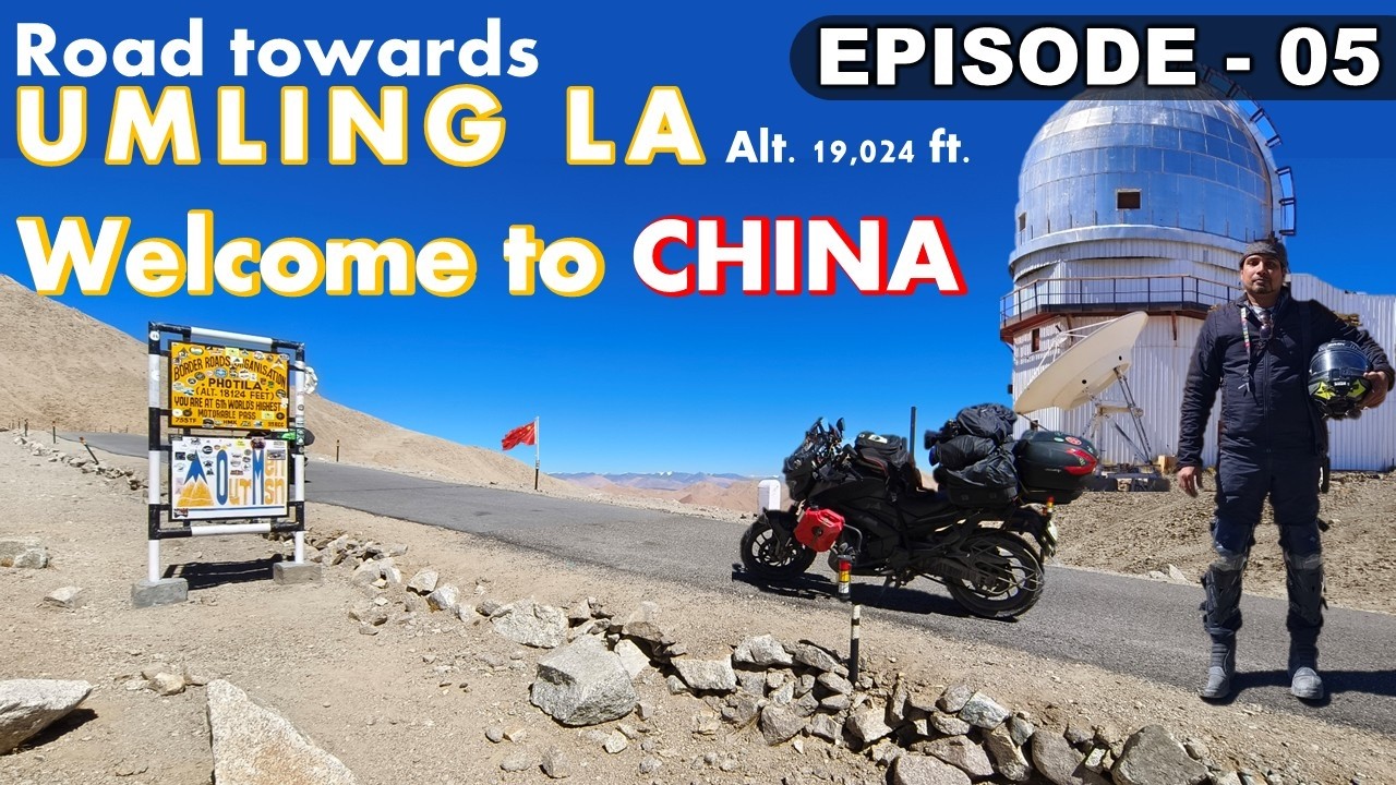 Ep-05 | Nyoma - Hanle - UmlingLA - Demchok - Koyul Village | Ladakh 2025 Extreme Ride