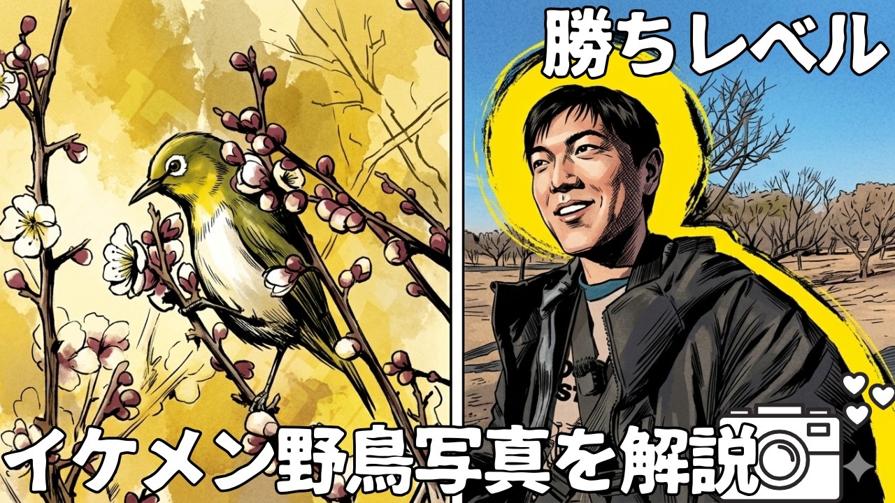 【カメラ初心者】勝利レベルのベストショット！身近な野鳥のイケメン写真とは？