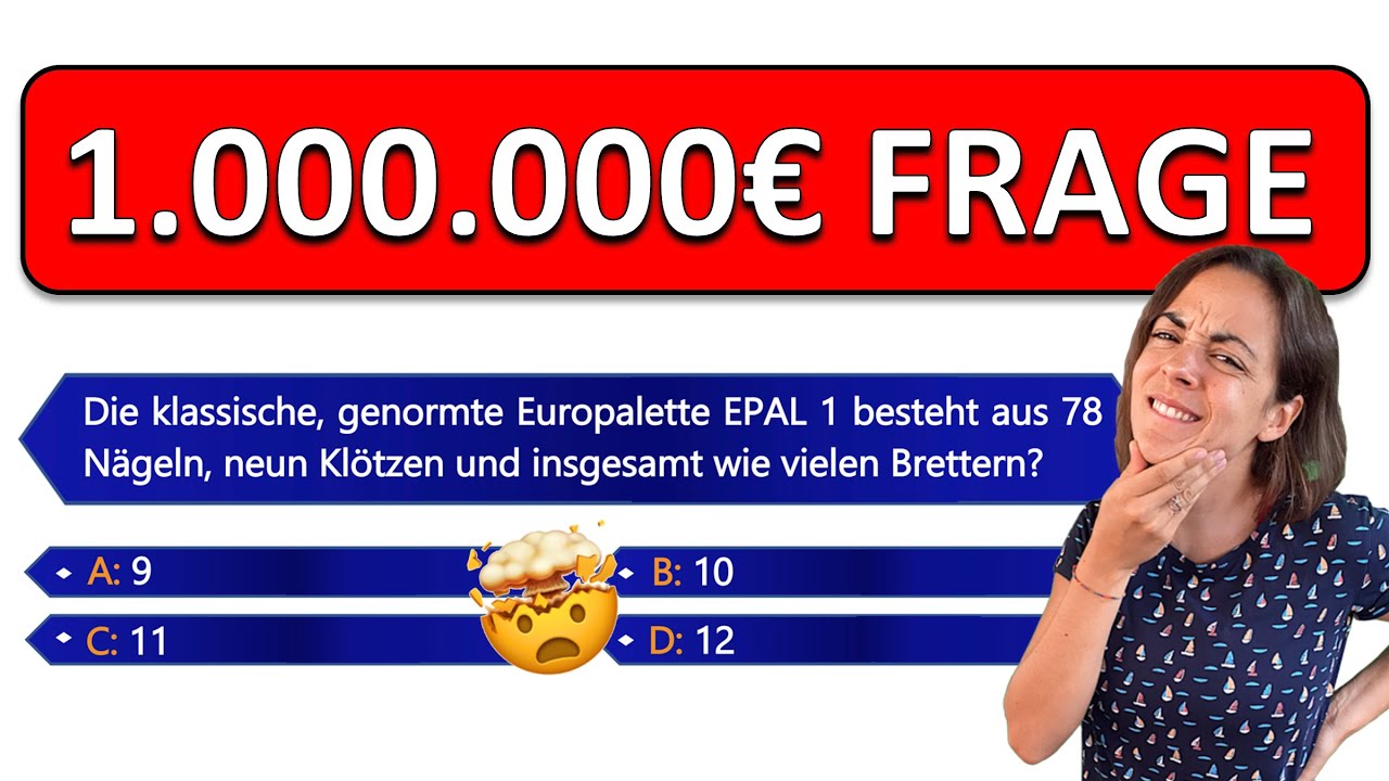🚀🚀🚀 Schaffst DU die 1.000.000€ FRAGE? | Mathe Aufgabe aus WER WIRD MILLIONÄR?