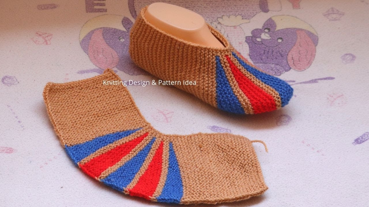 Handmade woolen ankle socks knitting design for ladies #Ankle Socks.