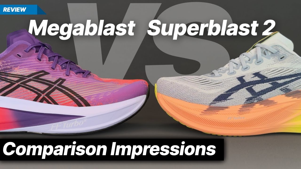 Asics Megablast vs Asics Superblast 2