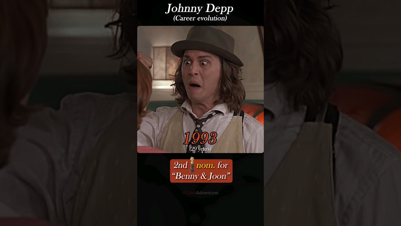 Johnny Depp career evolution (1984 - Now) 🎬✨️ #johnnydepp