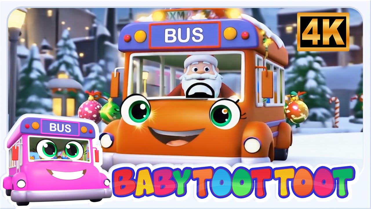 Der Weihnachtsmann im Bus 🎄✨ | Baby Toot Toot Weihnachtslied