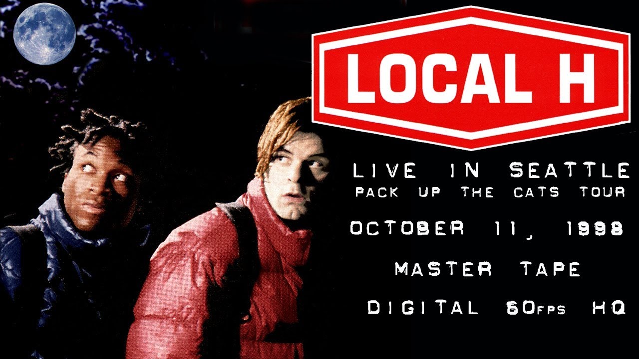 Local H Live in Seattle WA. 1998 Master Tape Digital 60fps 1080p HD