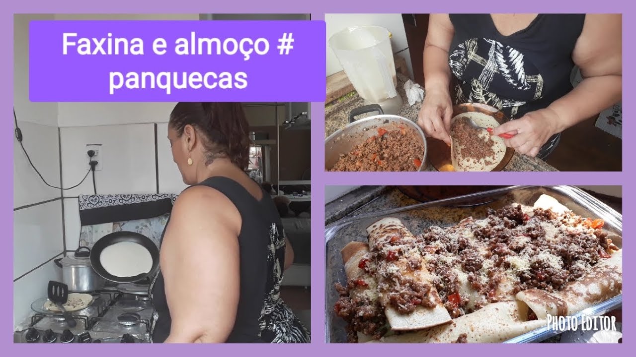 Faxina e almoço # Panquecas