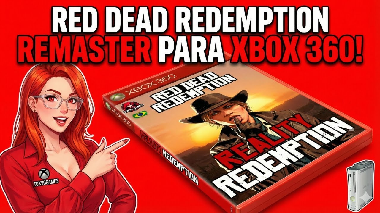 RED DEAD REDEMPTION REMASTER PARA XBOX 360 RGH! 😱 CORRE E VEM APRENDER A INSTALAR! Reality R. 🎮