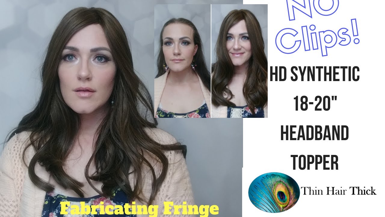 Thin Hair Thick - CLIPLESS TOPPER - HD Synthetic 18-20