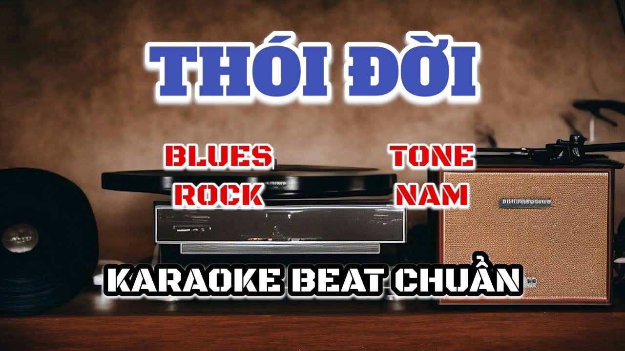[Karaoke] Thói Đời - Tone Nam [C#m] Blues Rock | St. Trúc Phương | Beat Chuẩn