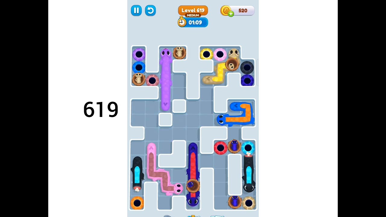 Gecko Out Level 619 Walkthrough