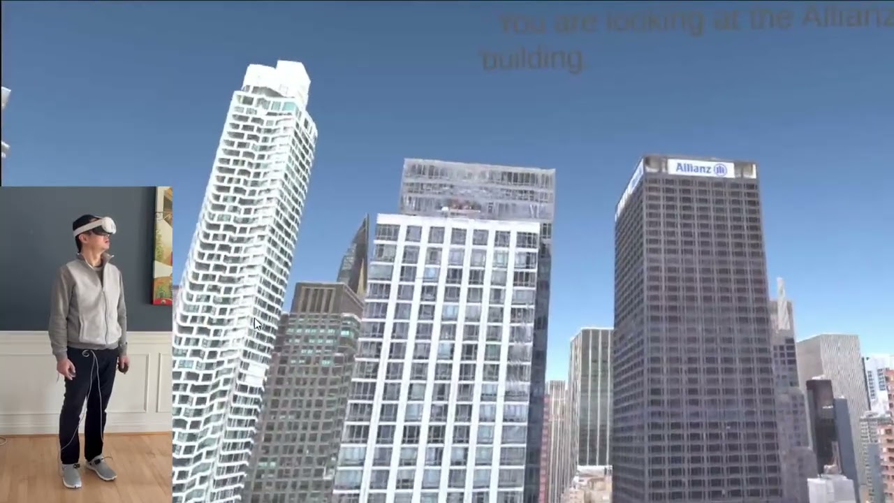 VR world tour with Cesium, Foottroller and Gemini