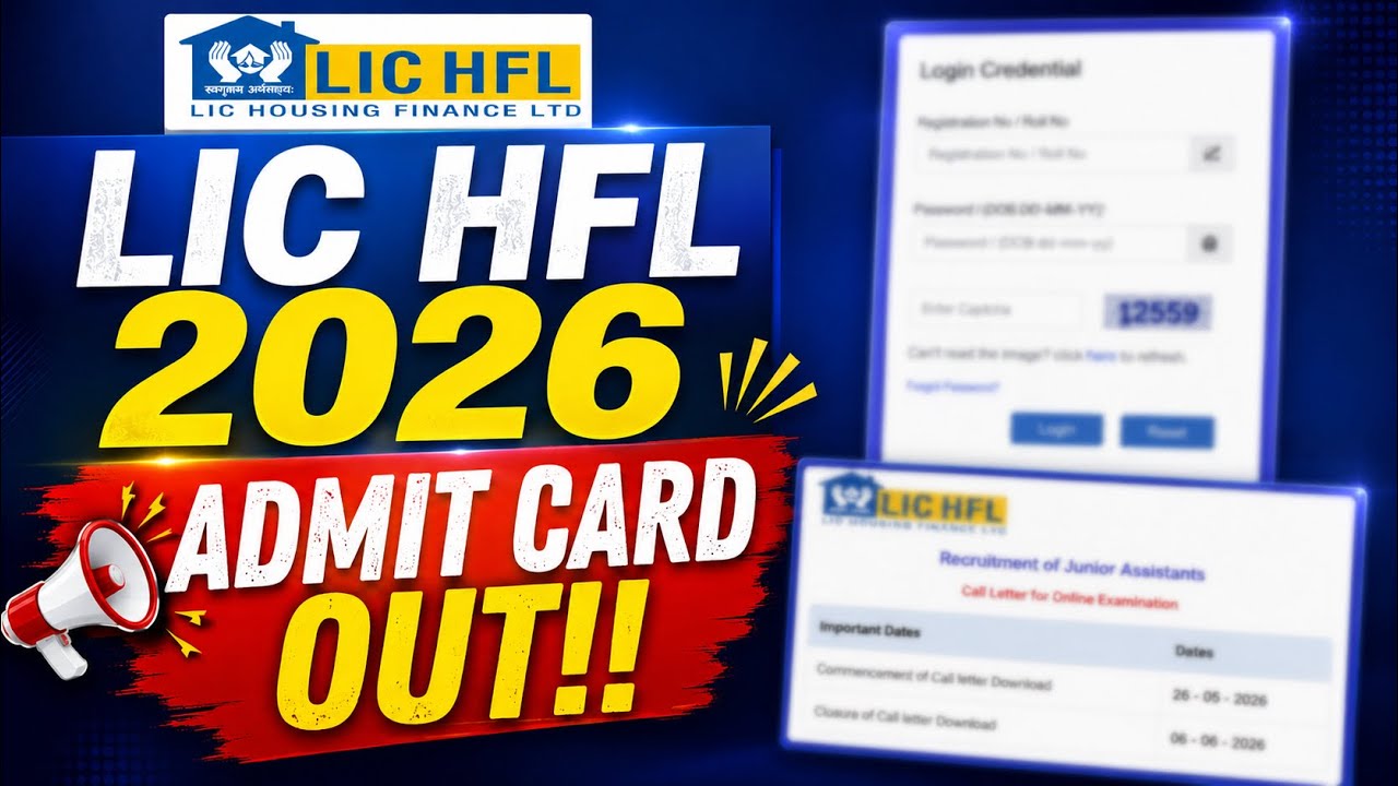 LIC HFL Admit Card 2026 | LIC HFL Admit Card Out | How to Download Admit Card?