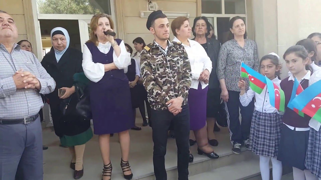 108 nömrəli tam orta məktəb şagirdlərinin Milli Orduya dəstək yürüyüşü  2-ci hissə