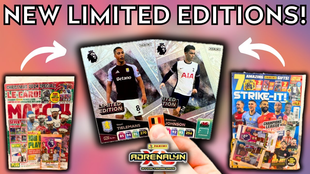 TIELEMANS & JOHNSON LE CARDS! | PANINI ADRENALYN XL PREMIER LEAGUE 2025 | DOUBLE MAGAZINE OPENING!