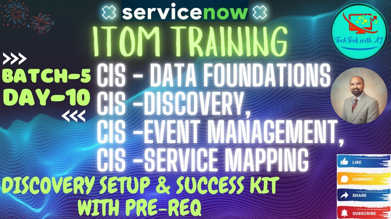 ITOM Training || Batch 5 || Day 10 || Discovery Setup & Success Kit with Pre-Req #itom #discovery