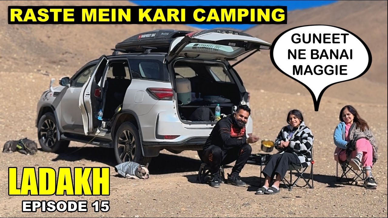 Raste Mein Kari Camping 😍 Leh to Manali | Ladakh Episode 15