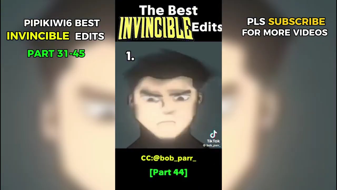 Ranking the Best invincible edits COMPILATION(Part 31 -45)
