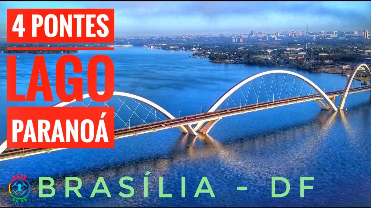 BRASÍLIA, 4 PONTES SOBRE O LAGO PARANOÁ. CONHEÇA UM POUCO DA CAPITAL DO BRASIL. BRASÍLIA - DF.