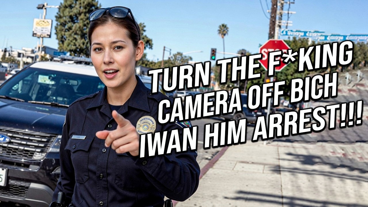 Female Cop LOSES CONTROL During ID Refusal&hellip; First Amendment Audit BACKFIRES!
