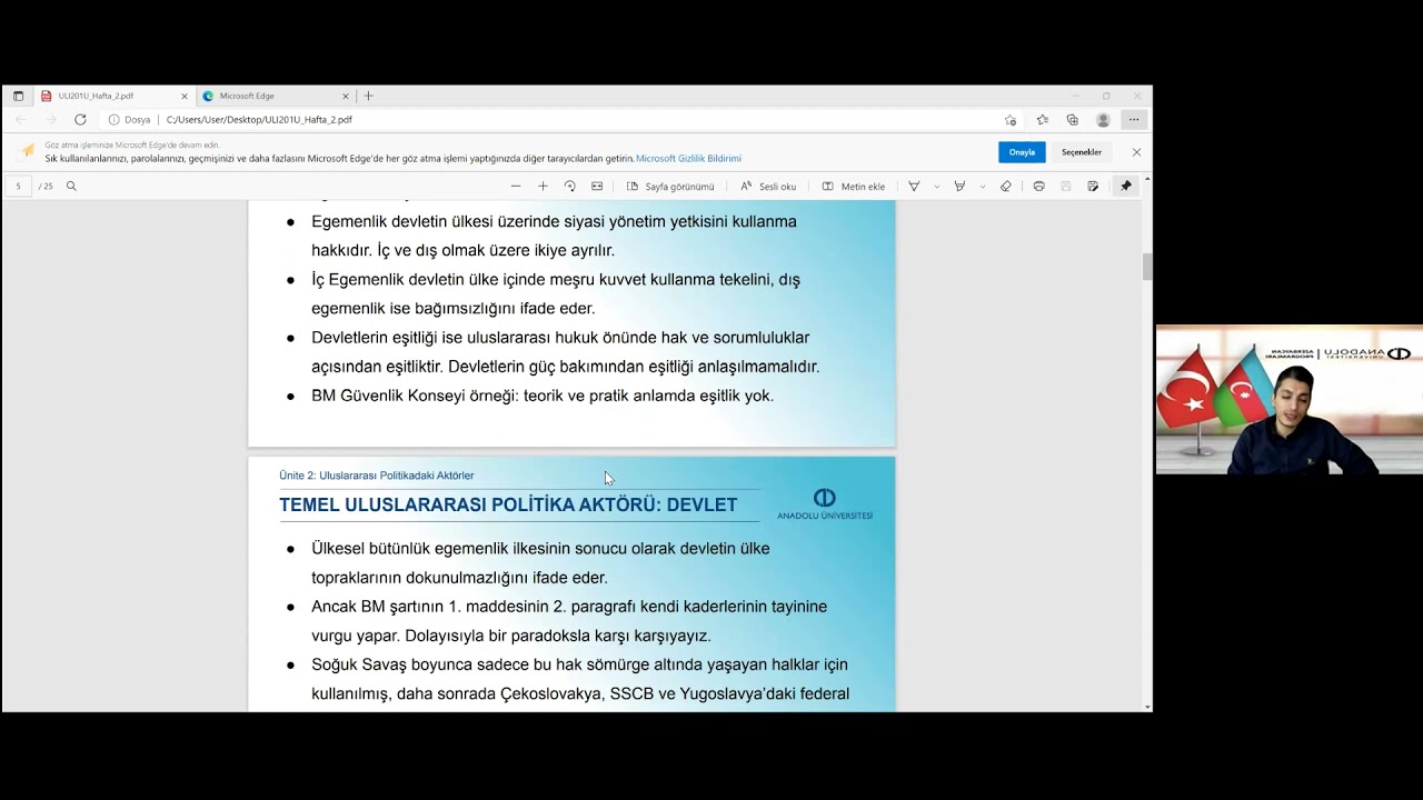 ULUSLARARASI POLİTİKA I (ÜNİTE 2)
