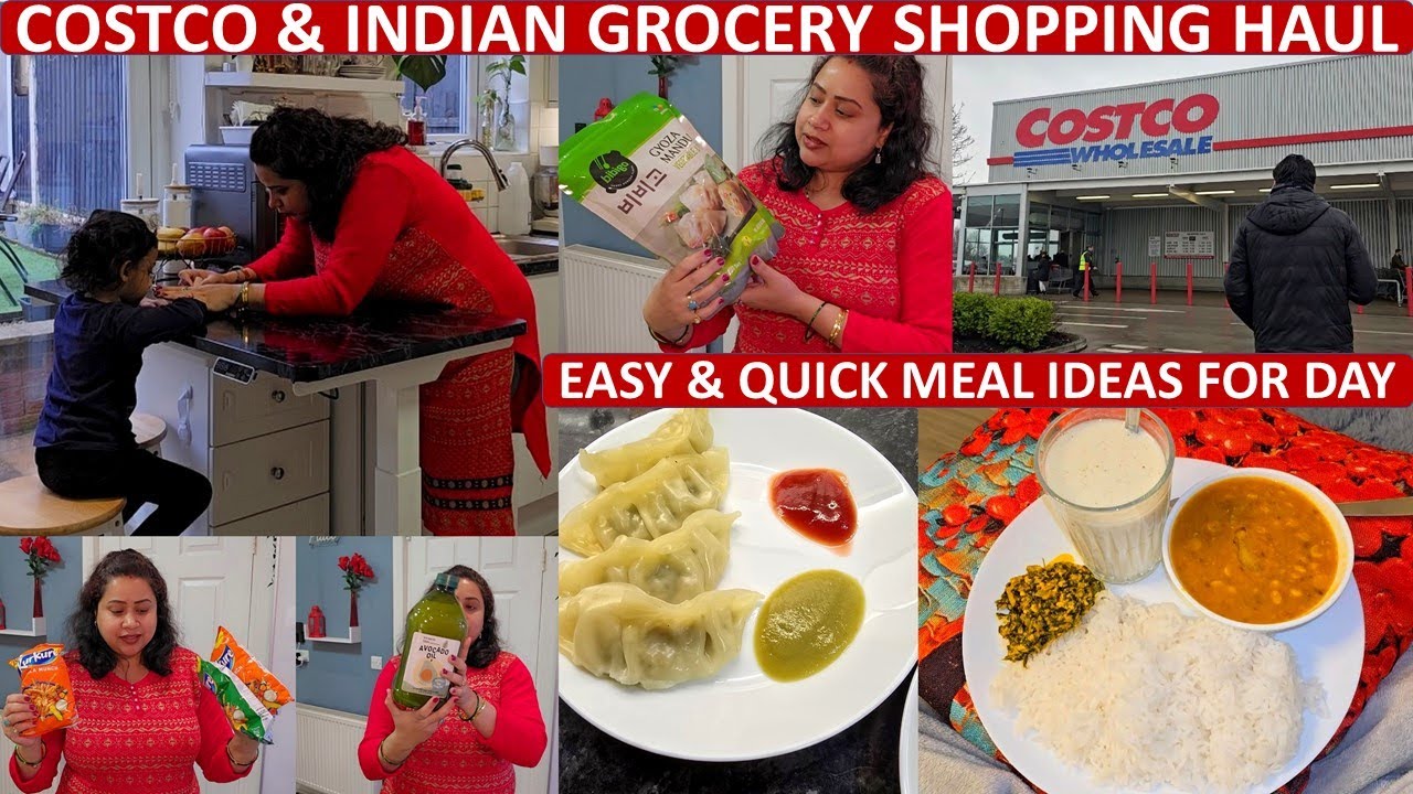 Productive Day - Cooking, School Run & Grocery Shopping | Costco & Indian Shop Haul | Lunch & Dinner