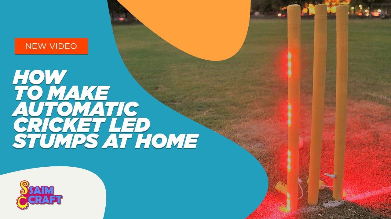 How to Make Automatic LED Stumps at Home | Saim Craft