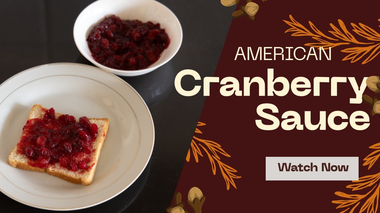 Cranberry Sauce | A Sweet & Tangy Classic 🍒