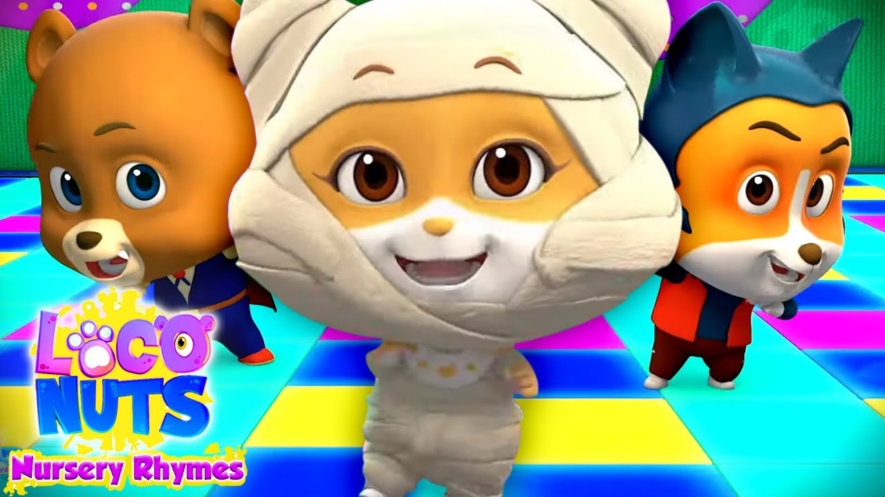 Monster Party | Spooky Nursery Rhymes | Halloween Songs For Kids with Loco Nuts