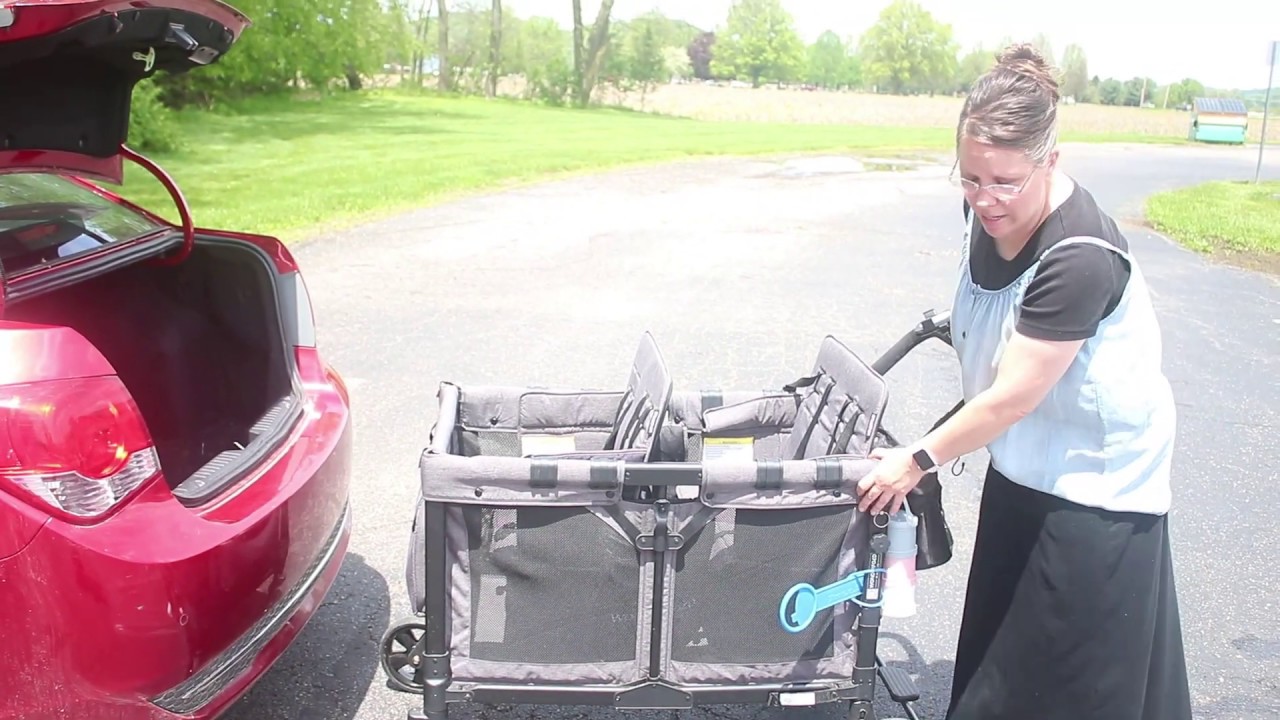 How To Put A WonderFold Wagon W4 In A Economy Size Car