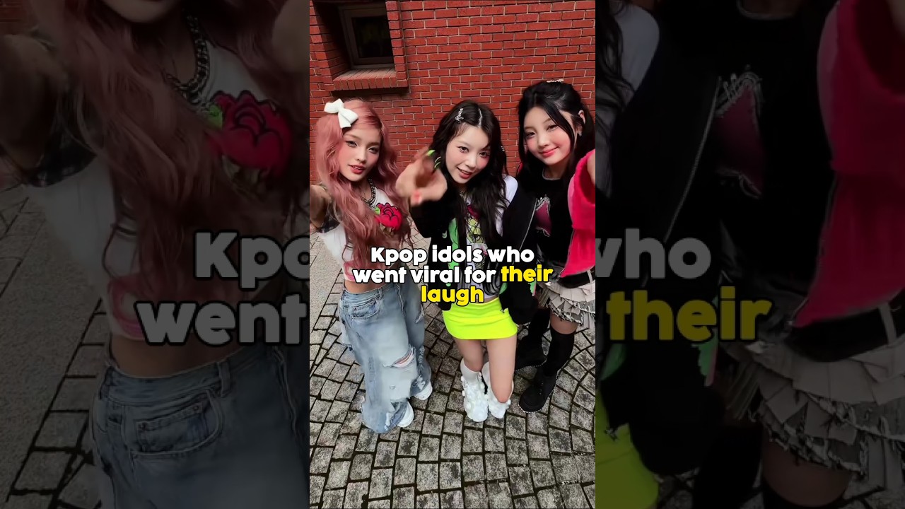 Kpop idols who went viral for their laugh #kpop #aespa #shorts #fyp