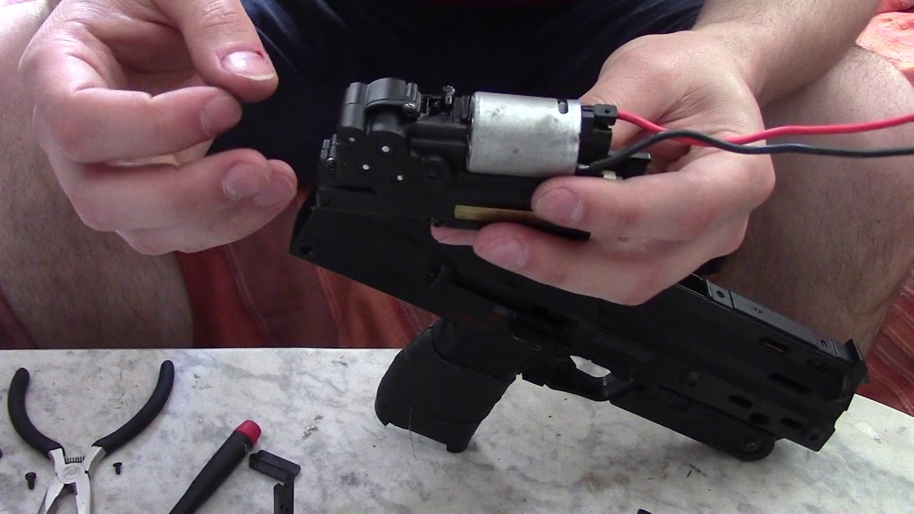 HK MP7A1 0,5j AEG Disassembly and Assamble (ENG)