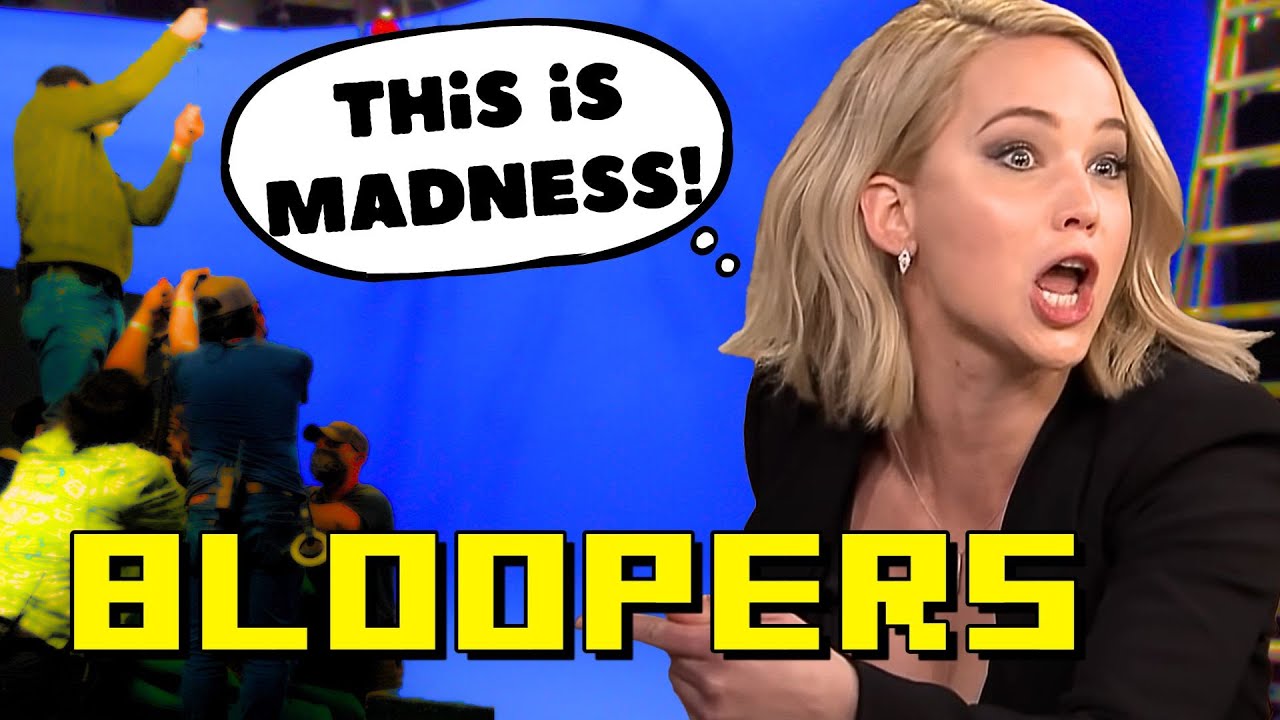JENNIFER LAWRENCE BLOOPERS COMPILATION. (Hunger Games, Winter's Bone, X-Men, Mother, Passengers etc)