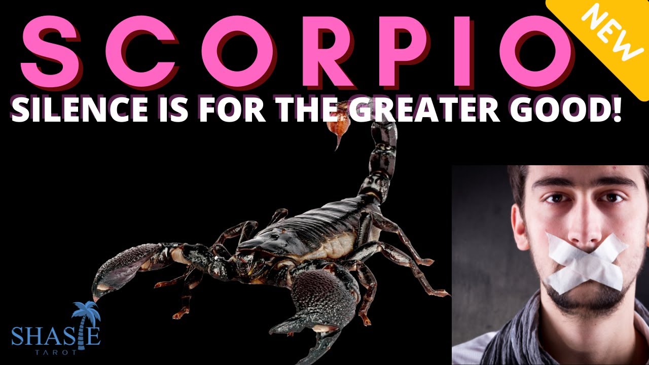 SILENCE 🤫 is for the GREATER GOOD SCORPIO ♏️! Want to know why? Tarot love 💕  reading horoscope