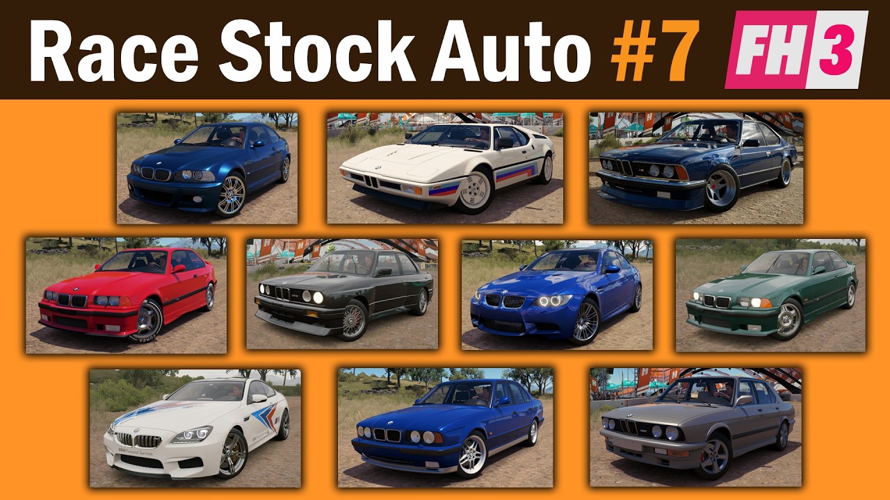 Forza Horizon 3 - Race Stock Auto #7