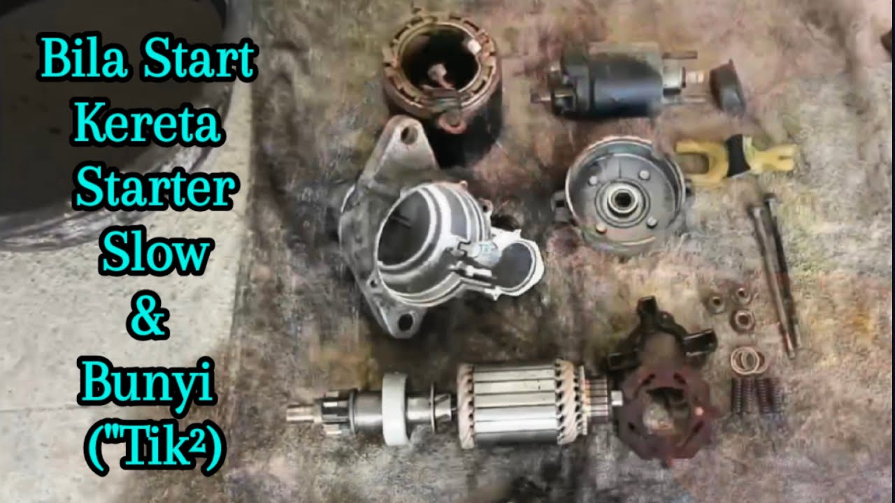 Masalah Starter Kancil (Cara Service Starter)