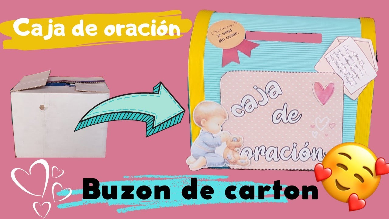 How to make a cardboard mailbox/prayer box 📬.