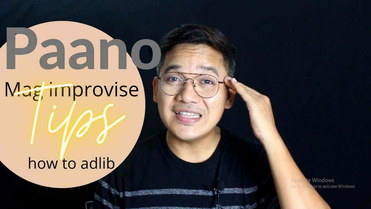 Paano mag start mag adlib o improvise