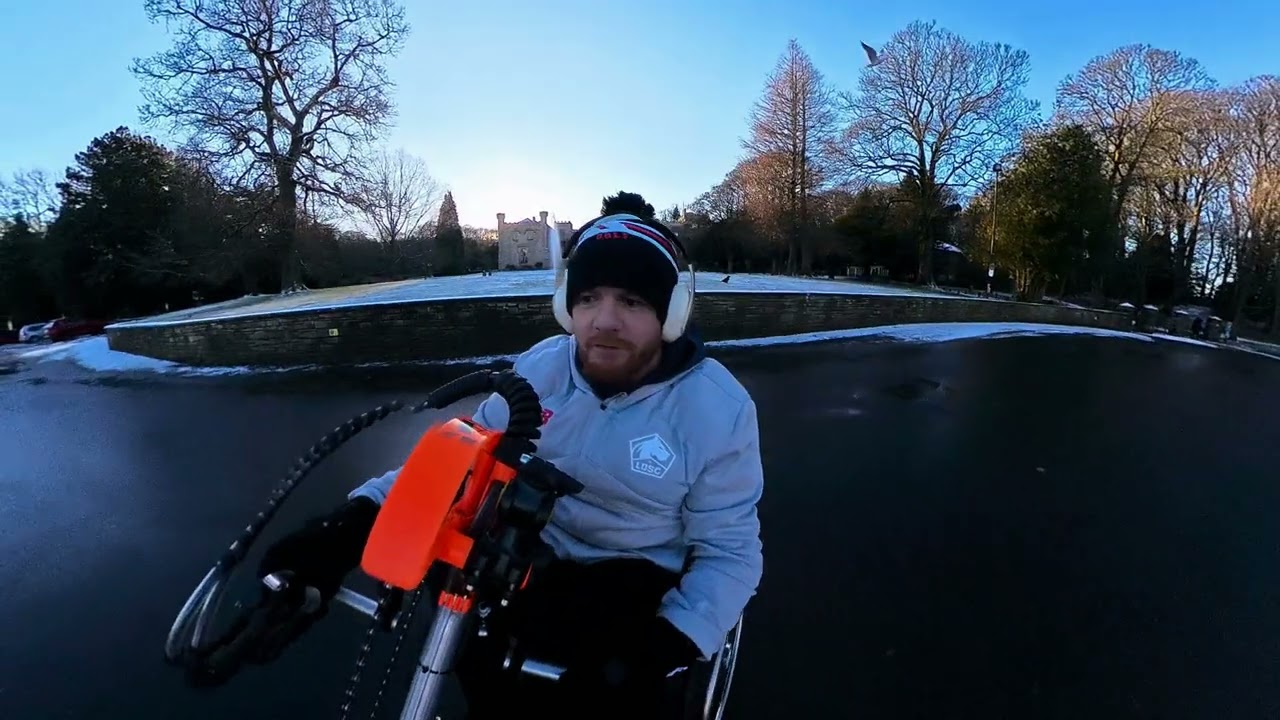 Handcycle around Burnley with me 