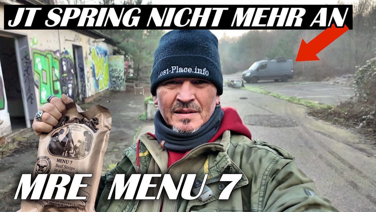 MRE MENÜ No.  7  PANIK 😱 JT springt nicht mehr an und wir stehen mitten im LOST PLACE 😱😱