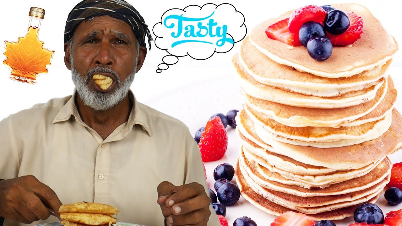 Tribal People Try Pancakes for the First Time