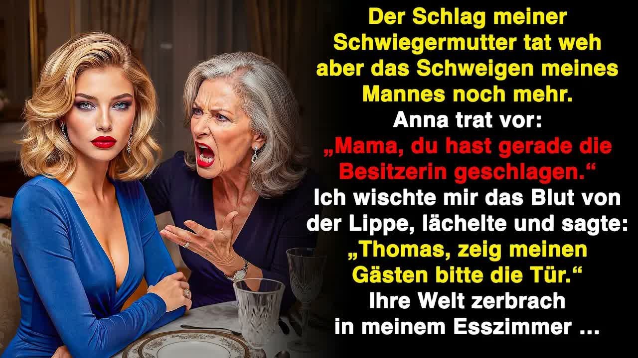 Beim Essen schlug mich meine Schwiegermutter, mein Mann schwieg  Zeit, meinen Plan zu starten…