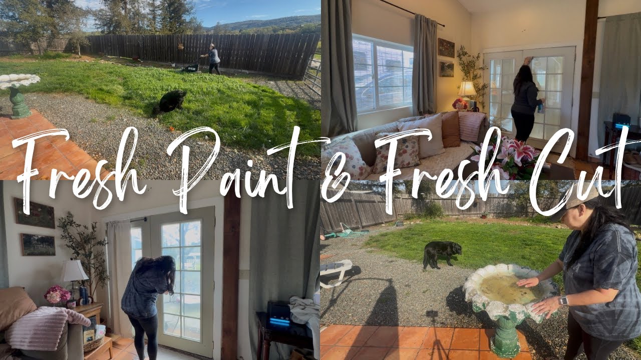 SPRING IS COMING 🌷FRENCH DOOR MAKEOVER & YARD PREP