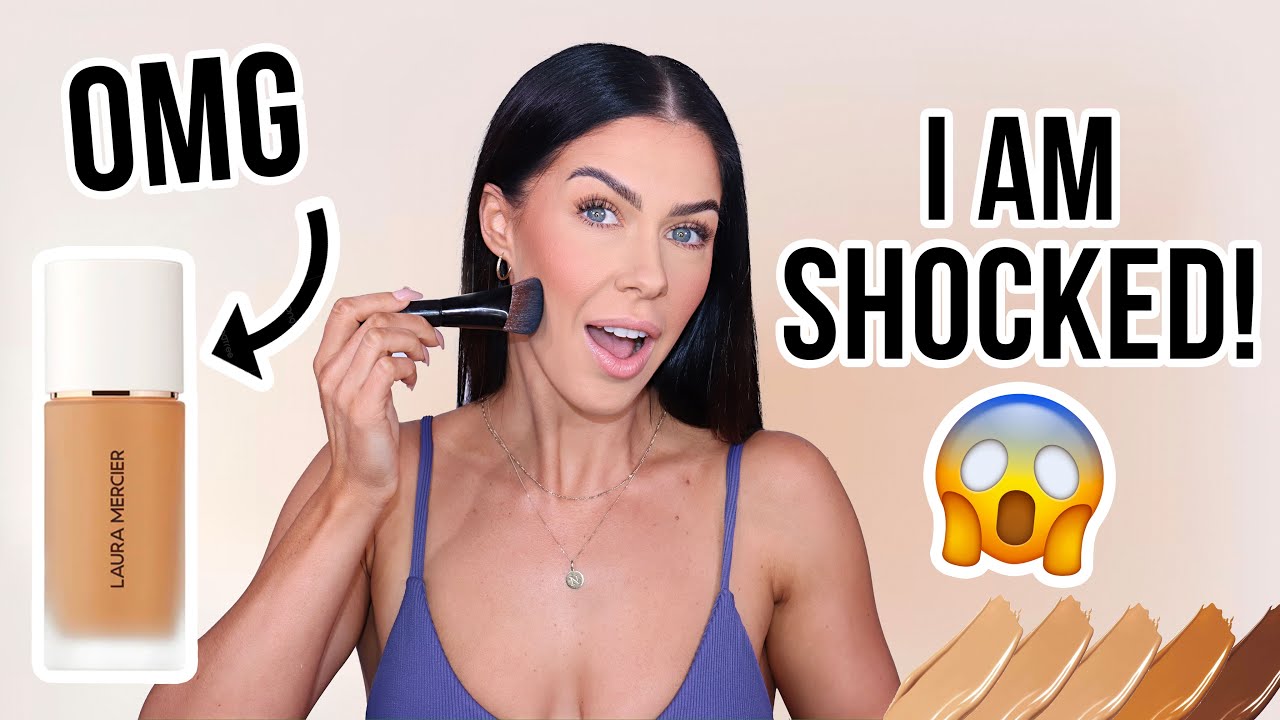 NEW HOLY GRAIL FOUNDATION!? LAURA MERCIER REAL FLAWLESS WEIGHTLESS PERFECTING FOUNDATION REVIEW!