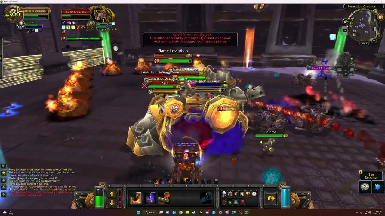 Flame Leviathan HARDMODE Kill - 25 Ulduar - Salvaged Demolisher PoV