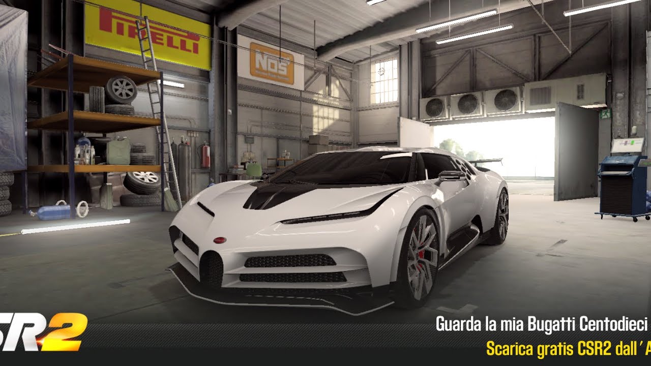 [CSR2] Bugatti Centodieci (white)shift and tune for 7.06x