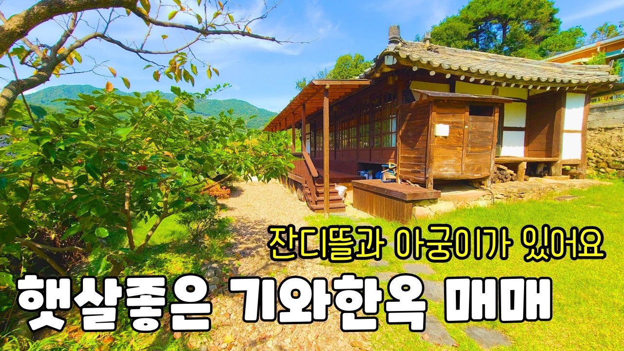 NO.649 🔻금액인하🔻200평대 넓은 잔디마당과 수리된 시골집, 차량진입 가능한 경남촌집 매매